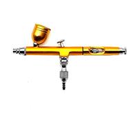 Pulvérisateur de peinture, Aérographe à double action Pistolet à air d'aérographe Mini Compressor Compressor Airbrush for Nail Art Maquillage Tatouage Modèle Cake Cake Voiture Peinture(G)