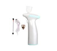 Pulvérisateur de peinture, Airbrush avec pompe à compresseur pompe air-pinceau puissant mini beauté électrique portable 0. 3mm Fournitures de bronzage de peinture,Pulvérisation uniforme(Part A blue)