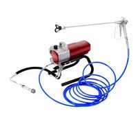 Pulvérisateur de peinture Airless 1800 W Airless - Pistolet pulvérisateur de peinture murale 25 MPa 250 mm - Diamètre de pulvérisation Airless 1,8 l - Avec tige d'extension, régulateur de pression et