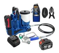 Pulvérisateur De Peinture Airless 500 W, 1,2 L sans Fil, avec Batterie De 1200 Mah, 6 Vitesses Réglables, Pression Maximale De 15 Mpa, Machine à Peinture électrique Haute Pression De 1,1 L/Min.