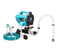 Varan Motors - X-6 Pulvérisateur de peinture Airless 650w 200 bar, Pistolet haute pression avec support alu, 1.4L/min