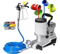 Pulvérisateur De Peinture Airless électrique,Pistolet Pulvérisateur De Peinture sans Fil,Pistolet à Peinture Portable Automatique Haute Pression,2.5 L/Min pour amélioration de la Maison