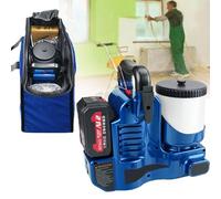 Pulvérisateur de peinture électrique, 500 W, haute pression, 1,2 l/min, pistolet de pulvérisation professionnel avec 6 vitesses de réglage, batterie 20 V pour usage domestique