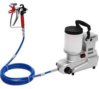 Pulvérisateur de peinture électrique sans air, haute pression 1600 W avec tuyau de 5 m et pression réglable, idéal pour les projets de peinture à la maison