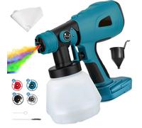Pulvérisateur de Peinture électrique sans Fil Compatible avec Batterie Makita 18 V, 4 Buses, 3 Modes de pulvérisation, récipient de 1000 ML, pour Murs, Meubles, Peinture