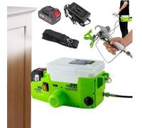Pulvérisateur de peinture haute tension 15 MPa pour meubles, pulvérisateur portable sans fil 500 W, avec machine sans air de 1,7 l (1 batterie)