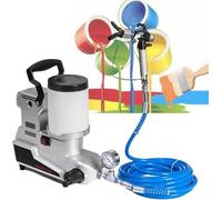 Pulvérisateur De Peinture sans Air, 2,5 L/Min, 1 600 W, 2 400 ML/Min, Pression Réglable, Tuyau De 5 M, pour Peinture Intérieure Et Extérieure, Meubles