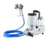 Pulvérisateur de peinture sans air haute pression, pistolet à peinture électrique portable avec vitesse réglable, tuyau de 5 m, pompe à piston pour peinture émulsion latex, murs, plafonds, intérieur