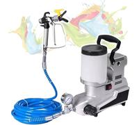 Pulvérisateur de peinture sans air, pistolet à émulsion haute pression 1600 W avec tuyau pour peinture de maison