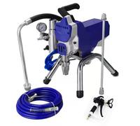 Pulvérisateur de peinture sans air, pistolet électrique à pression réglable pour peinture haute pression, kit de pulvérisation complet avec tube pour une application fluide