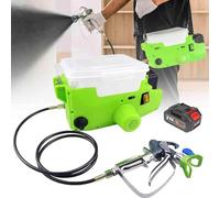 Pulvérisateur de peinture sans air portable avec capacité de 1,7 L, puissance de 500 W, 6 vitesses, idéal pour la peinture intérieure, extérieure, meubles et clôtures