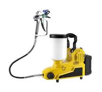 Pulvérisateur de peinture sans air, puissance de 500 W avec tuyau de 5 m et tige de 50 cm, capacité de 2 L pour la pulvérisation de prévention des incendies en intérieur et en extérieur