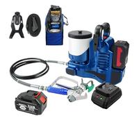 Pulvérisateur de peinture sans fil, 500 W, haute pression 1,1 l/min, 6 vitesses réglables avec batterie au lithium et trémie de 1,2 l