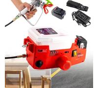Pulvérisateur de peinture sans fil, haute pression 15 MPa avec batterie 5000 mAh, sac à dos sans air de 1,7 l pour peinture intérieure et extérieure