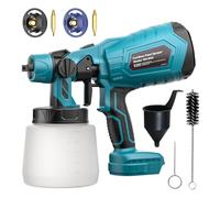 Pulvérisateur de Peinture sans Fil pour Batterie Makita 18V, pulvérisateur de Peinture sans Fil pour clôtures et terrasses, Pistolet pulvérisateur de Peinture à la Main (sans Batterie)