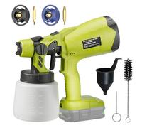 Pulvérisateur de Peinture sans Fil pour ryobi One Plus Batterie, pulvérisateur de Peinture sans Fil pour clôtures et terrasses, Pistolet pulvérisateur de Peinture à la Main (sans Batterie)