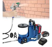 Pulvérisateur de peinture sans fil sans air - Machine haute pression avec trémie de 1,2 L et pression de 15 MPa, réglage de 6 vitesses pour projets de peinture à faire soi-même