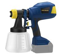 Pulvérisateur de peinture sans fil sans balais pour batterie Dewalt 20 V, 4 buses, viscosité 150 DIN/s, débit de 1000 ml/min et pistolet à peinture électrique de 1200 ml pour meubles, murs (batterie
