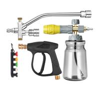 Pulvérisateur de pistolet en mousse de neige - pulvérisateur d'eau en mousse de jardin pour la tête | Vaporisateur automatique | de lavage de voiture | Pistolet à savon à