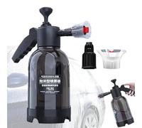 Pulvérisateur de pompe à mousse, pulvérisateur de pompe, mousseur manuel portable de 2 litres | Pulvérisateur de pompe pour détails de voiture avec deux options de buses, pulvérisateur