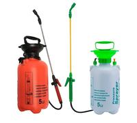 Pulvérisateur de pompe de jardin - Récipient sous pression de 5 L avec tige de lavage réglable pour plantes en plein air, outil d'arrosage pour nettoyage de terrasses, pelouses, véhicules et