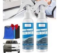 Pulvérisateur de poudre de fer, nettoyant de peinture multifonctionnel, spray de poudre d'entretien de voiture, spray anti-rouille instantané, dissolvant de poudre de fer pour la rouille des outils,