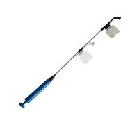 Pulvérisateur de poudre | Distributeur de pulvérisation avec barre télescopique | Pulvérisateur de jardin Push Pull avec réservoir transparent - Pour agriculture, ferme, serre, terrasse et