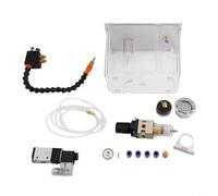 Pulvérisateur de refroidissement entièrement scellé 3L avec électrovanne pour CNC et travail des métaux, système de pulvérisation de lubrification pour eau, huile et liquide de refroidissement (24 V)