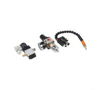 Pulvérisateur de refroidissement pour machine-outil 3L, PVC + métal, système de brume d'huile avec électrovanne, jet de lubrification à débit réglable 24 V/110 V/220 V pour perçage de tour CNC (220 V)