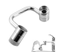 Pulvérisateur de robinet de cuisine - Adaptateur rotatif universel, extension de bras robotique, tête de robinet à 2 fonctions | Buse de robinets d'évier de salle de bain pour laver la vaisselle, la