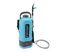 Pulvérisateur de Sac à Dos, Batterie de Pression Pulvérisation d'herbe Réglable Alimentée par Les Mauvaises Herbes (Prise UE 8L)