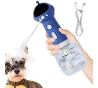 Pulvérisateur De Shampoing pour Chien - Brosse de Bain pour Animaux avec Réservoir à Savon,Flacon Compact pour Toilettage Chat Jardin Douche Extérieur Salle De Bains