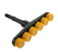 Pulvérisateur de Tuyau D’arrosage Réglable en Plastique Jaune pour | Débit Ajustable, Motif D’eau Modulable, Installation Facile, Usage Horticole et Paysager, Léger