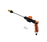Pulvérisateur de tuyau d'arrosage, buse robuste réglable, outil d'arrosage à connexion rapide avec puissant raccord de tuyau en métal avec poignée ergonomique, alimentation extérieure pour pelouse