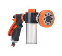 Pulvérisateur de tuyau de distributeur de savon ,interrupteur rotatif multifonctionnel 8 motif de pulvérisation buse de tuyau d'arrosage pour douche pour animaux de compagnie