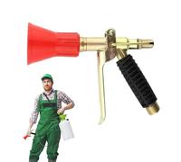 Pulvérisateur d'eau haute pression - Atomiseur agricole à main haute pression | Buse coupe-vent réglable Atomiseur agricole Outil de jardinage pour le nettoyage extérieur du jardin