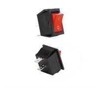 Pulvérisateur électrique 12 V Interrupteur à bascule avec contrôleur de vitesse pour pulvérisateurs 12 V, double interrupteur + couvercle, rouge et noir