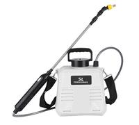 Pulvérisateur électrique 5L haute pression avec baguette télescopique rechargeable Brumisation électrique de jardin télescopique