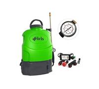 Pulvérisateur Electrique à Batterie 16L Batterie lithium 12V 8 Ah Chargeur + 3 buses + Manomètre GARDEN