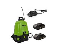 VITO - Pulvérisateur à Batterie 20V - 5bar 16L + 2 Batteries Lithium 2Ah + Chargeur Végetaux Jardin toitures