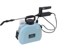 Pulvérisateur électrique alimenté par batterie Sac à dos anti-mauvaises herbes pour plantes Fleurs Agricole 5L Bleu