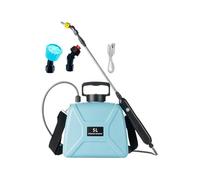 Pulvérisateur électrique de jardin, pulvérisateur électrique à dos, outil d'arrosage avec buses de brume, télescopique et sangle pour l'entretien des en plein air, cour, sol, piscine