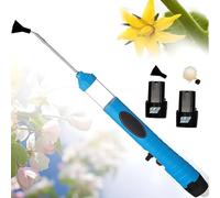 Pulvérisateur électrique de pollinisateur de légumes, vitesse réglable pour tomates et kiwis avec deux têtes de pulvérisation, débit moteur de 6 l/min, pulvérisation continue pour poires et plus