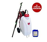 Pulvérisateur électrique GLADIATOR SPRAYER PHOENIX + Perche Télescopique 5,4 mètres + Produit Nettoyant Extérieures 20 L