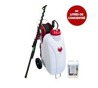 Pulverisateur électrique GLADIATOR SPRAYER PHOENIX + Perche Télescopique 5,4 mètres + Produit ULTRA'DMOUSS 20 L