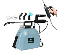 Pulvérisateur électrique Haute Pression, Pulvérisateur électrique à Pression - Pulvérisateur de Jardin Potable - Pulvérisateur de Portable et télescopique avec 3 Buses de nébuliseur,