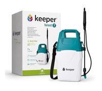 Pulvérisateur Électrique Keeper Forest 7L, Batterie Lithium Rechargeable USB, Autonomie 120 Min, Buse Réglable, Pression 2 Bars, Idéal Jardin et Terrasse, Réservoir Translucide, Fabriqué en Espagne