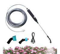 Pulvérisateur électrique - Poignée télescopique - Outil d'extension léger - Pistolet pulvérisateur rechargeable pour l'entretien du jardin, solution pour le lavage des véhicules et la réalisation de