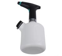 Pulvérisateur électrique rechargeable par USB de 1 L pour lavage de voiture et entretien du jardin, flacon pulvérisateur léger avec poignée ergonomique et flexibilité de pulvérisation (noir)