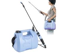 Pulvérisateur électrique, réservoir de 5 l rechargeable pour pulvérisation d'eau et d'engrais - Pulvérisateur de gazon avec batterie | Pour ferme, agriculture, jardin, patio arrière et lavage de